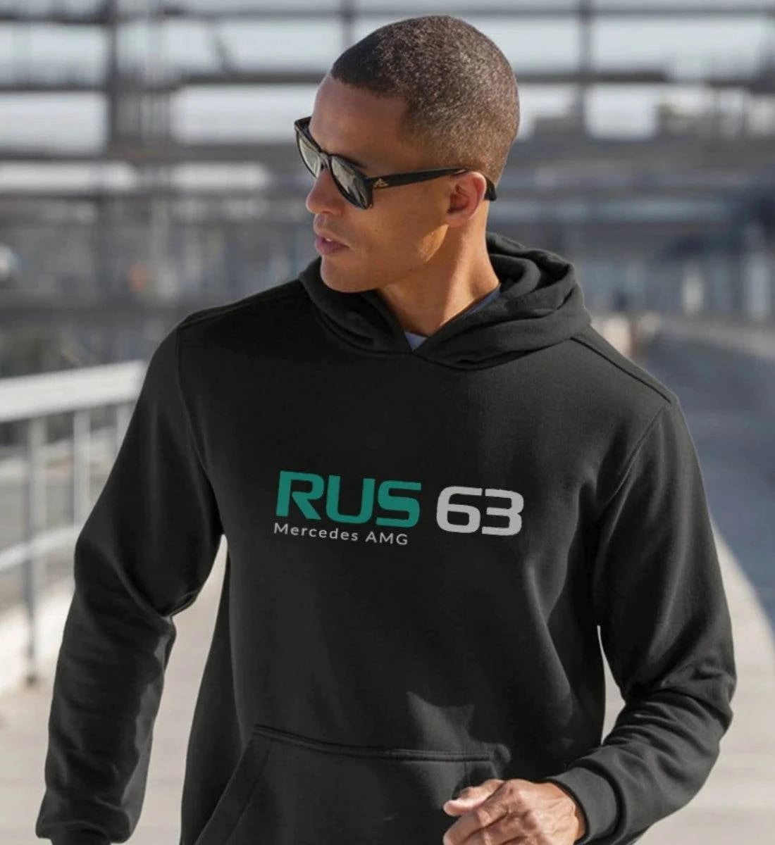 Image of NOVAWEAR RUS 63 Motorsport Hoodie – Limited Edition Streetwear